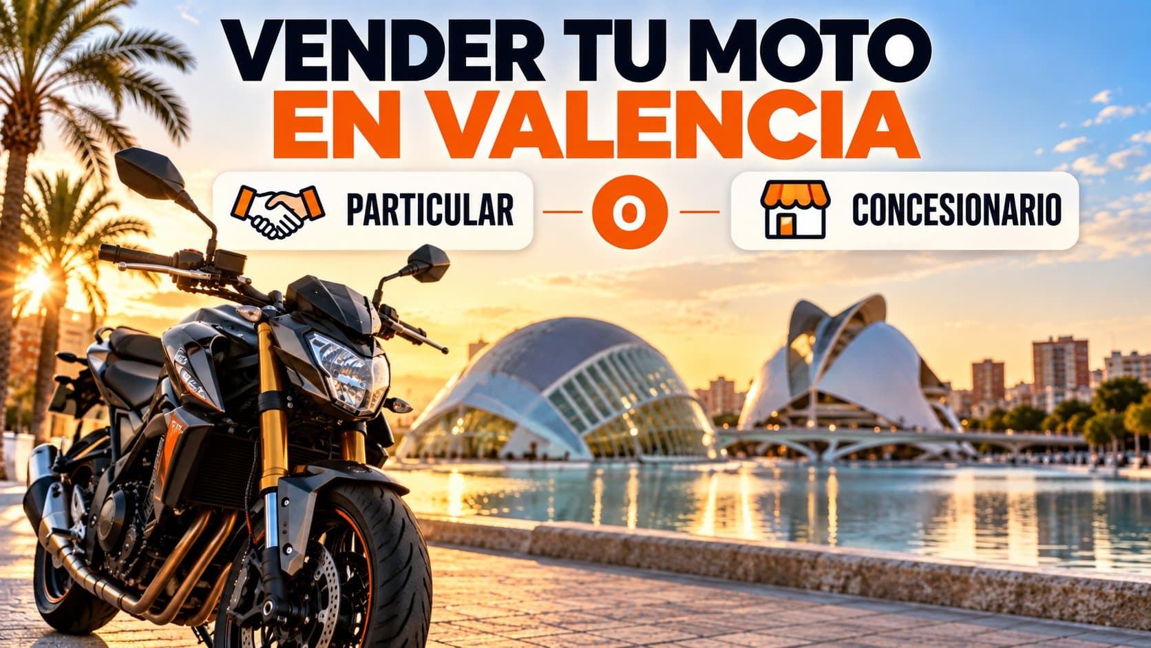 Vender tu moto en Valencia: ¿a un particular o a un concesionario?
